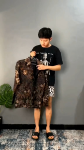 Kemeja Batik pria lengan panjang-promo baju batik keren//baju batik formal//batik kondangan//batik Pekalongan//batik solo//(BISA COD)