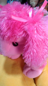 BONEKA ANJING DOMBA PITA PINK CUTE BINATANG KARAKTER MAINAN ANAK KADO SOUVENIR