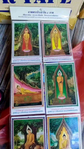 ภาพพระประจำวัน๘ภาพ 1ชุดมี8ภาพ ขนาด11×18ซม