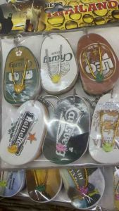 กำลังกายพวงกุญแจ ถุงฝาก รูปทรงรองเท้า ลายเครื่องดื่ม และสถานที่ท่องเที่ยว เบา ลอยน้ำได้ แพ๊ค 6 ชิ้น สวย งาม พื้นฐานไทย