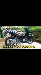 Knalpot racing series JRM tipe bulat Beat Vario Scoopy Mio Fino NMX PCX