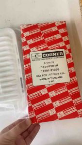 กรองอากาศ CORNER รถ TOYOTA VIOS 1.5L 02-06 (17801-21030)