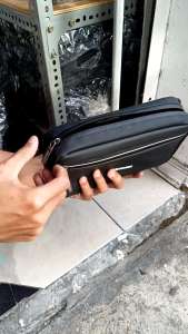 Handbag Pria Waterproof Merk DM | Clutch Pria Exclusive Kualitas Premium