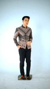 Faisalbatik Motif Truntum Seling Baju Kemeja Batik Kantor Pria full Furing