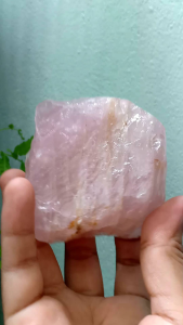 โรสควอตซ์ | Rose quartz 💕 #Rose1 #หินดิบ สีชมพู ฉ่ำ สวย 🥰 หินธรรมชาติ หินสะสม หินบำบัด