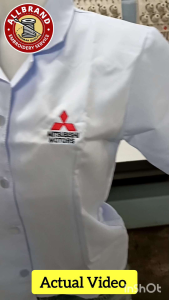 Mitsubishi Motors Uniform Lady Computerized Embroidery