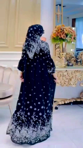 SYAFERA VIONI Baju Dress Gamis Set Hijab Muslimah Vioni Series by Syafeera. Nazra Sha