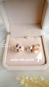 Anting Titanium Gold Lapis Emas Awet Anti Luntur