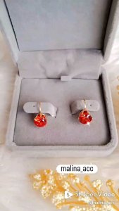 Anting Titanium Lapis Emas Anti Karat Awet