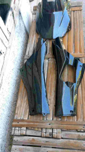 Tutup Mesin & Legsil Bawah Beat FI Karbon