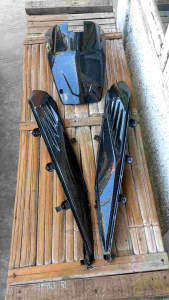 Tutup Mesin & Sambungan Body Vario 110 FI Karbon
