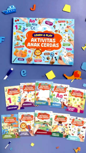 Buku Aktivitas Anak Balita PAUD TK | Learn & Play Aktivitas Anak Cerdas | 1 Set 10 Buku | Ziyadbooks