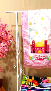 Sajadah Anak dengan Desain Karakter Lucu & Nama Custom