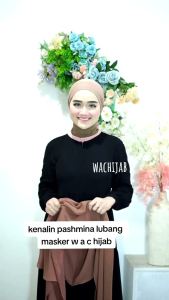 Pashmina Instan Inner Ninja Hijab Lubang Masker 3in1