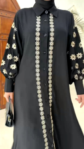 AINUN SINESA ADA JUMBO DRESS GAMIS MODE TERBARU TERLARIS BEST SELLER VIRAL ORIGINAL