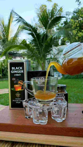 ขิงดำผงไม่มีน้ำตาล - ของแท้ BLACK GINGER 100% บริสุทธิ์ เข้มข้นเผ็ดร้อนเต็มรสชาติขิงดำ#จุกเสียด