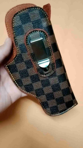 ซองพกซ่อน ซองเก็บ ซองกันรอย ซองหนัง(ด้านในซับหนังแท้) colt sig.38.357 PPK LCP