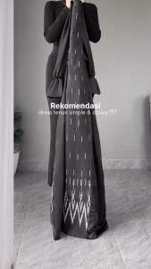 MAYA COUPLE TENUN SERIES - BAJU COUPLE LEBARAN - GAMIS LEBARAN TENUN - DRESS KONDANGAN