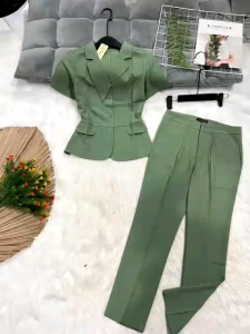 sét thời trang công sở vải carôlăng mát sang trọng cao cấp có giãn