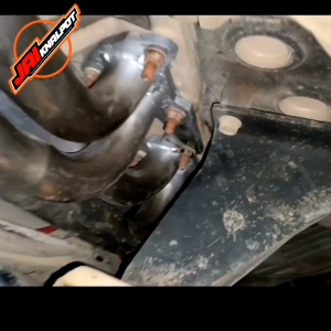 Colt header 432 muffler pinggir tengah dan belakang