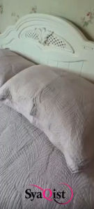 SARUNG BANTAL COTTON SYAQIST PATCHWORK PILLOW CASE EMBROIDERY / SARUNG BANTAL CANTIK