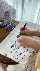 Colouring DIY Washable kids Pillow Case