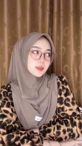 Hijab Bergo Keenan Jersey Size L Tutupi Dada