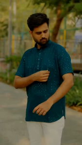 Stylist & Trending Chikankari Short Kurta Style For Mens (Pre-Order: 2/3 Weeks Delivery) NS- TVN050825