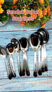 Sendok Bebek Sendok Bubur Stainless Tebal isi 6pcs