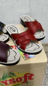 รองเท้าส้นสูง Pu govy soft รุ่น 1348 3สี ดำ แดง น้ำตาล เริ่ม 36-40