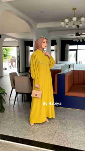 Gamis Wanita Dewasa Jumbo Mewah LD 100-140cm/Aleshazahra Dress Bahan Crinkcle Airflow Aplikasi Mutiara Ukuran L XL XXL 3XL 4XL/Dress Remaja Kondangan Elegan/Dress Pesta pernikahan Dan Pengajian 2023/Dress Wanita Lebaran 2023 Terbaru Bisa COD
