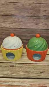 Hedgehog Planet Hamster Ceramic House Hideout Ice cream series 1 刺星球仓鼠陶瓷冰淇淋蛋糕窝仓鼠蛋糕屋