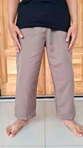 Celana Sirwal Pria Modern Kuat | Komprang Bahan Twill Premium Untuk Sholat Haji Atau Umroh