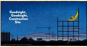 SG Stock Goodnight Construction Site and Steam Train/Picture board Books for Toddlers