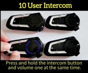 intercom 10 user Group pairing music sharing V10S