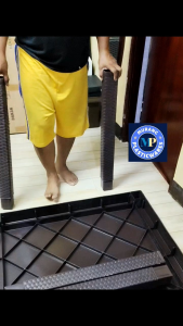 4SEATER TABLE SET COLOR BROWN