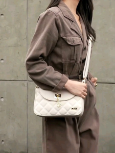 Tas ENJI Slingbag Model Terbaru B46 Warna Hitam Cream dan Ivory