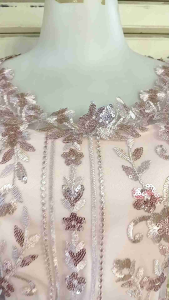 Kebaya Brokat Premium Wisuda Warna Rosegold