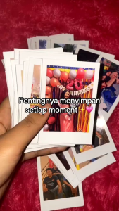 1 Hari Jadi Cetak Foto Polaroid 2R 50 Foto Bahan Glossy 260 Tebal Bisa COD Gratis Ongkir