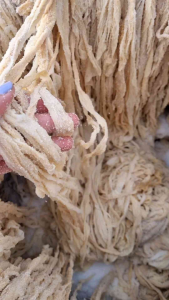 ไส้หมูหมักเกลือ ไส้สั้น ขนาด38+ นน.1กิโลกรัม