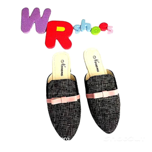WR Flatshoes Wanita Sepatu Slop Jessica Jung NS2218 - Gambar Asli Tanpa Rekayasa - Model Up to Date - Trandy & Simpel - Ringan & Nyaman di Kaki (Harga Murah)