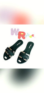 SANDAL WANITA FLATSHOES MIKA KERUT PITA PREMIUM MURAH NS4320H