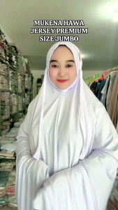 Mukenah Hawa Jersey Premium + Tas Gratis