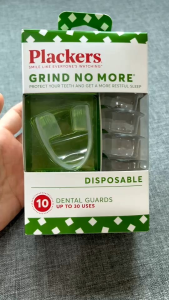 Plackers 10 Dental Guards Grind No More ที่กัดฟัน นอนกัดฟัน ฟันสึก