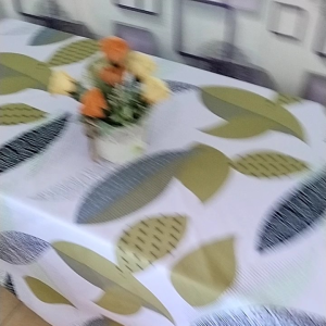 TAPLAK MEJA TAMU MOTIF RANDOM UK 120*120 CM