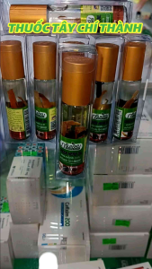 Dầu sâm lăn GREEN HERB OIL Thái Lan. Hương thơm giúp thư giản.