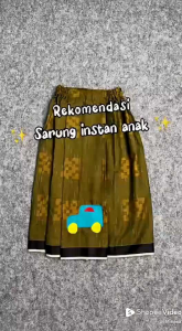 SARUNG INSTAN ANAK Usia 1-14 tahun Bayi- Remaja sarung Sarung khitan Model Rok