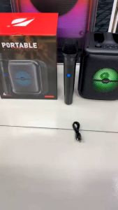 BLUETOOTH SPEAKER PORTABLE MINI KARAOKE WIRELESS MICROPHONE