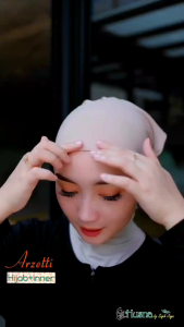 Arzetti Husna jilbab instan bergo premium gratis inner