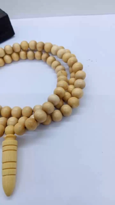 Kalung Liontin Kayu Kemuning Gading D82: Aksesoris Tasbih Unik